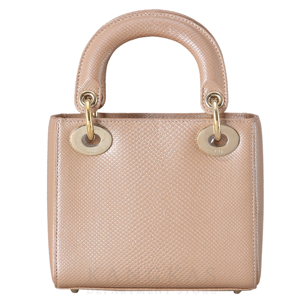 CHRISTIAN DIOR(USED)크리스찬디올 리자드 레이디디올 미니백